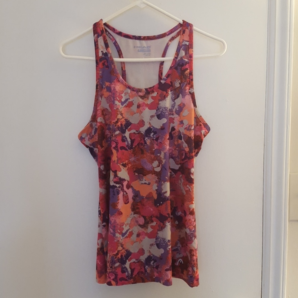 Floral workout tank